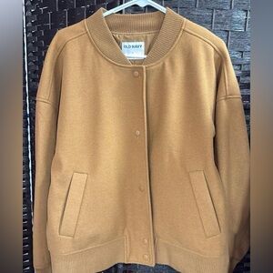 Old Navy Camel/Tan Bomber Jacket